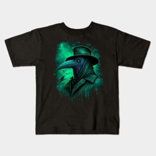 Trippy Plague Doctor Kids T-Shirt